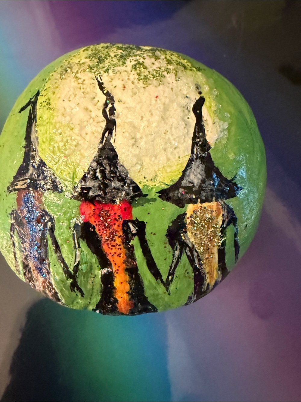 HAND PAINTED WITCHES ROCK - Picture 2 of 7